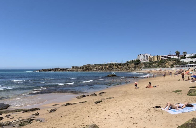 Praia de Sao Pedro do Estoril, Estoril, Portugal